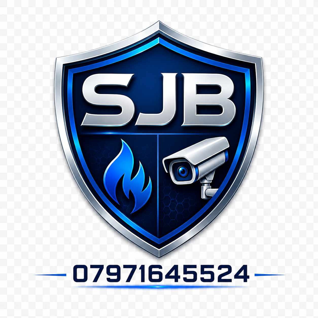 SJB shield emblem showing fire and CCTV services